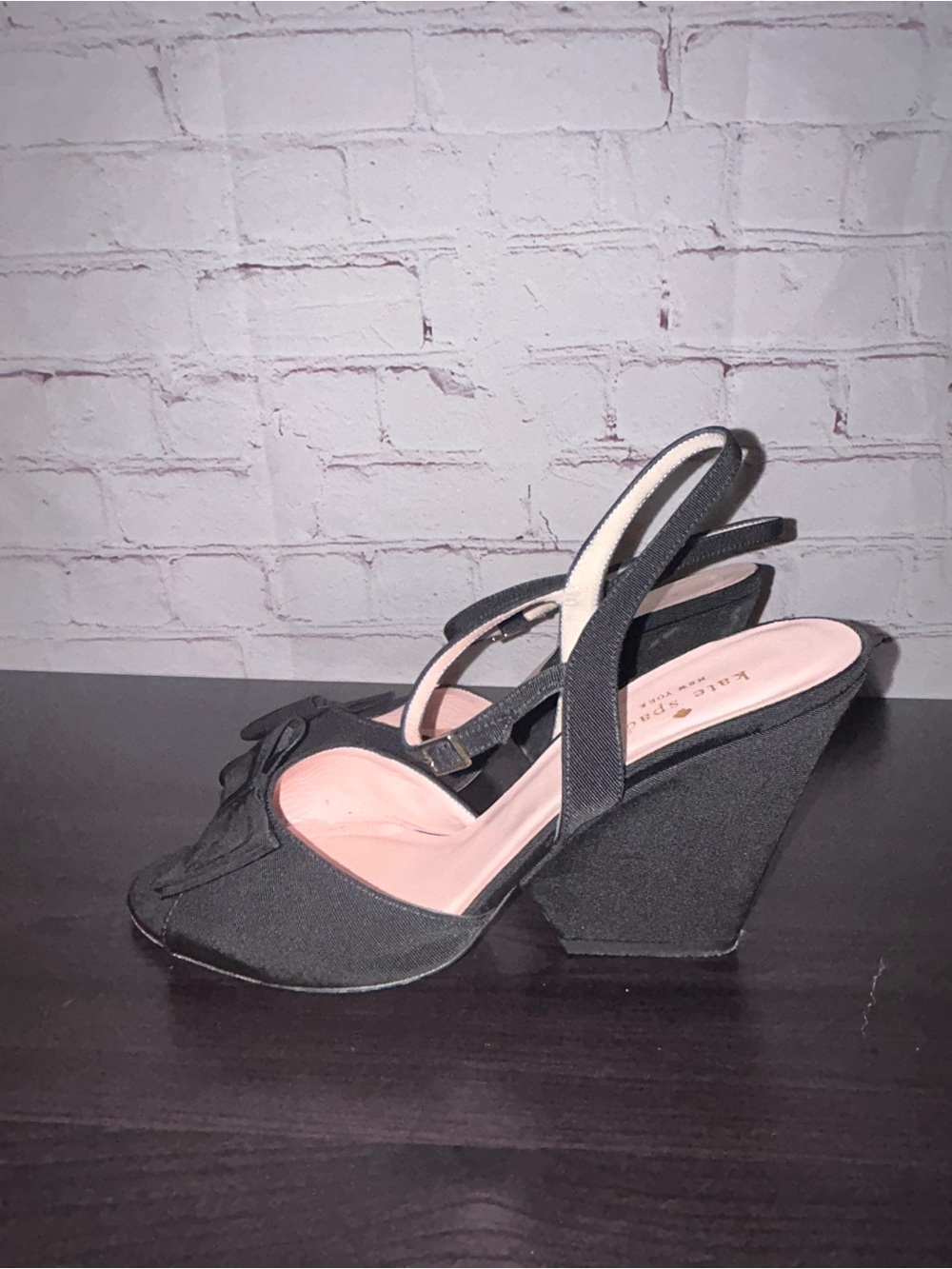 kate spade chunky heel sandals size 9 1/2‎